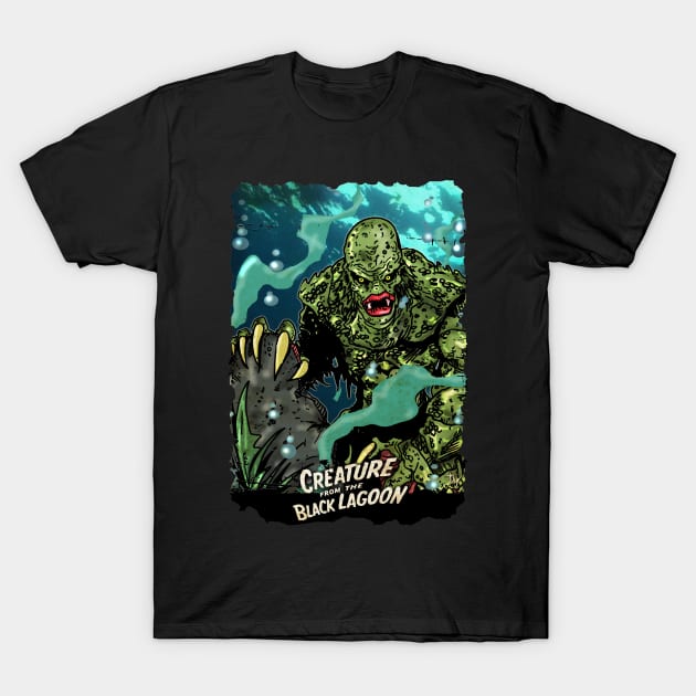 Creature from the Black Lagoon T-Shirt by Trapjaw1974